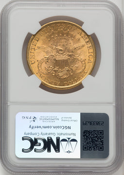1896 $20 Liberty Double Eagle NGC MS62 (177185373)