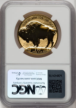 2013-W $50 One-Ounce Gold Buffalo Reverse Proof 100th Anniversary NGC PF70 (772498007)