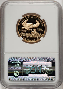 2003-W $25 Half-Ounce Gold Eagle Brown Label NGC PF70 (772516018)