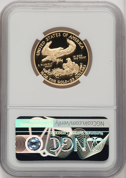 2018-W G$25 Half Ounce Gold Eagle First Day of Issue FDI Mike Castle NGC PF70