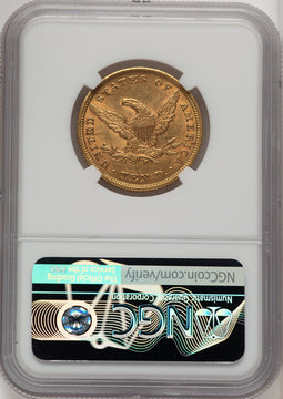 1855 $10 Liberty Eagle NGC MS61