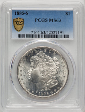1885-S Morgan Dollar PCGS MS63 (520082085)