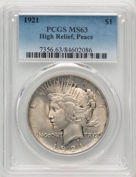 1921 Peace Dollar PCGS MS63 (771124324)