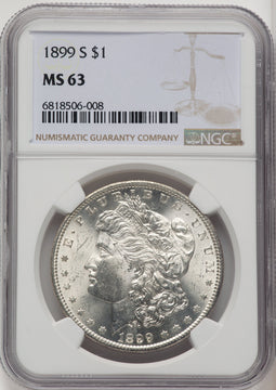 1899-S Morgan Dollar NGC MS63