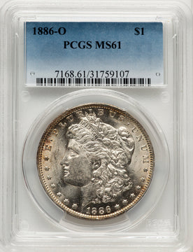 1886-O Morgan Dollar PCGS MS61