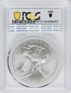 2021 American Silver Eagle Type 2 At Dusk & Dawn 35th Anniversary 312th PCGS MS69
