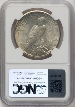 1927 Peace Dollar NGC MS64+