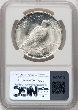 1922-D Peace Dollar NGC MS66 (772775011)