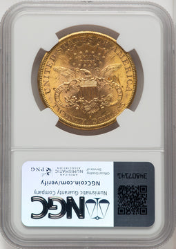 1896-S $20 Liberty Double Eagle NGC MS62 (520088016)