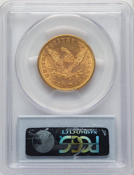 1861 $10 Liberty Eagle PCGS MS62