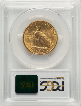 1910 $10 Blue Gradient Indian Eagle PCGS MS62
