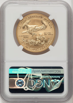 2019-W $50 One-Ounce Gold Eagle Burnished NGC MS70 (506895100)