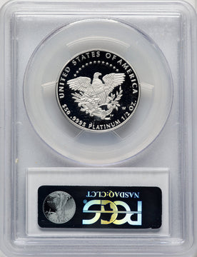 2005-W $50 Platinum Eagle Statue of Liberty PCGS PR70