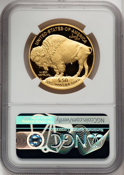 2013-W One-Ounce Gold Buffalo First Strike Mike Castle NGC PF70