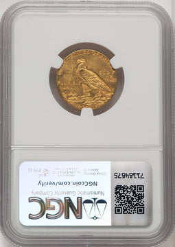 1911-S $5 Indian Half Eagle NGC MS62 (772501096)
