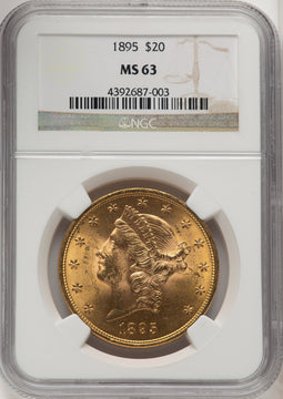 1895 $20 Liberty Double Eagle NGC MS63 (505886133)