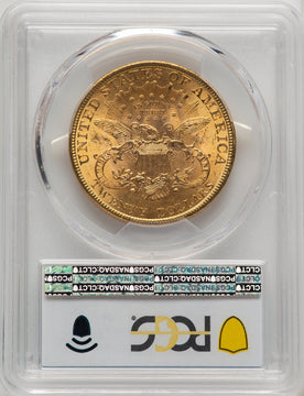 1896 $20 Liberty Double Eagle PCGS MS63