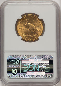 1912 $10 Brown Label Indian Eagle NGC MS63 (520064010)