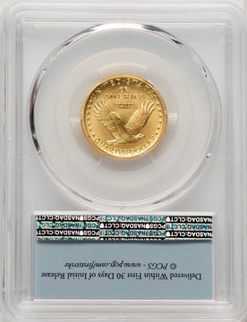 2016-W 25C Standing Liberty 100th Anniversary Gold Centennial FDI Flag PCGS MS70