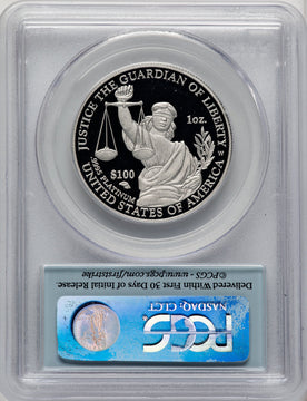 2010-W $100 One-Ounce Platinum Eagle First Strike FS Flag PCGS PR70