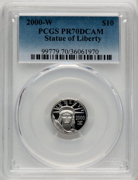 2000-W Platinum American Eagle 4-Coin Set PCGS PR70