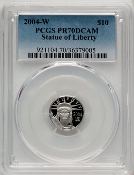 2004-W Platinum American Eagle 4-Coin Set PCGS PR70