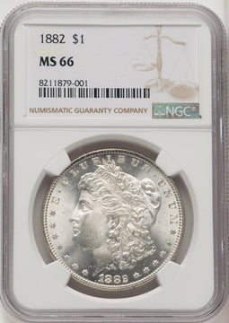 1882 Morgan Dollar NGC MS66 (771085015)