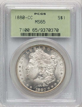 1880-CC Morgan Dollar PCGS MS65 (772836008)