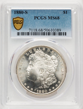 1880-S Morgan Dollar PCGS MS68