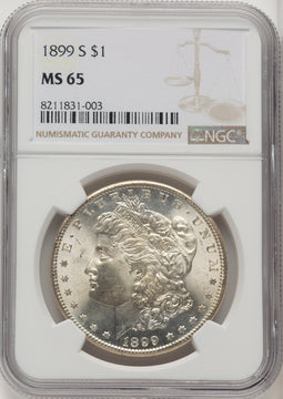 1899-S Morgan Dollar NGC MS65