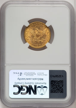 1899-S $5 Liberty Half Eagle NGC MS64 (773430003)