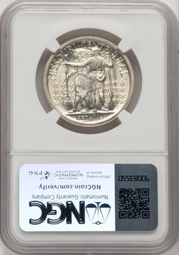 1921 50C Missouri Commemorative Silver NGC MS65