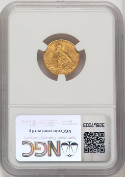 1911 $2.50 Indian Quarter Eagle NGC MS64 (772545005)