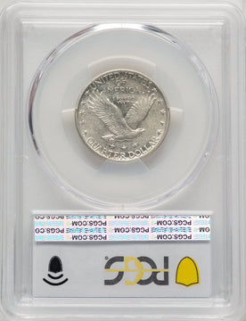 1918/7-S 25C Standing Liberty Quarter PCGS AU50