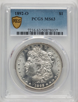 1892-O Morgan Dollar PCGS MS63