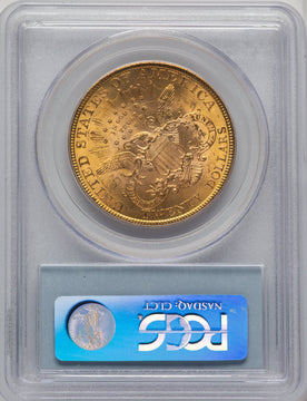 1895 $20 CAC Liberty Double Eagle PCGS MS64