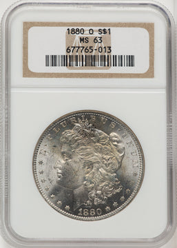 1880-O Morgan Dollar NGC MS63