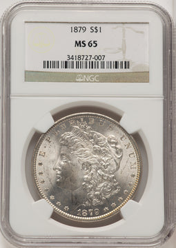 1879 Morgan Dollar NGC MS65