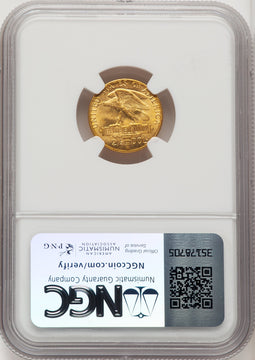 1915-S $2.50 Panama-Pacific Quarter Eagle Commemorative Gold NGC MS66 (519874005)