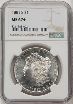 1881-S Morgan Dollar NGC MS67+ (773299006)