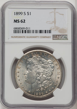 1899-S Morgan Dollar NGC MS62