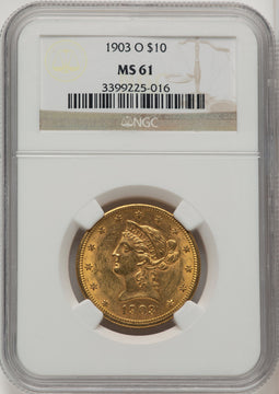 1903-O $10 Liberty Eagle NGC MS61 (774031014)