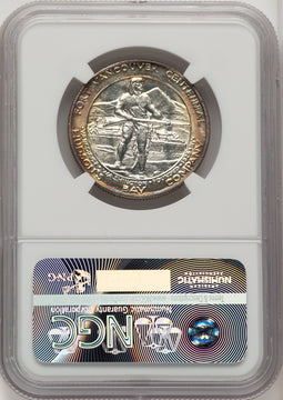 1925 50C Vancouver Commemorative Silver NGC MS66 (773879032)