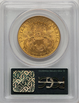 1902 $20 CAC Liberty Double Eagle PCGS MS62