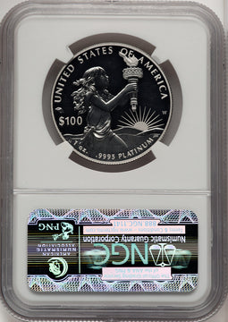 2014-W $100 One-Ounce Platinum Eagle First Strike ER Blue NGC PF70 (520050080)