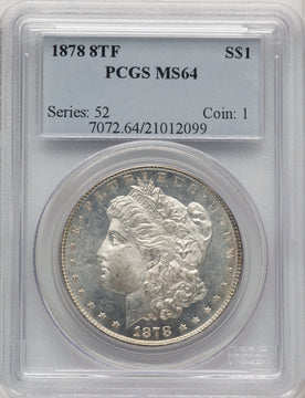 1878 8TF Morgan Dollar PCGS MS64 (773984077)