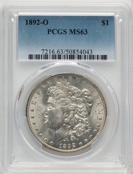 1892-O Morgan Dollar PCGS MS63 (773984033)
