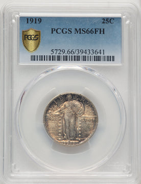 1919 25C FH Standing Liberty Quarter PCGS MS66 (506956002)