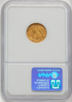 1911 $2.50 Indian Quarter Eagle NGC MS62 (774100035)