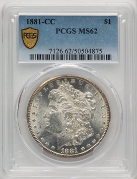 1881-CC Morgan Dollar PCGS MS62 (774263019)